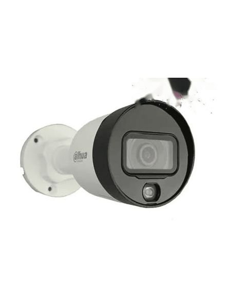 Cámara IP Bala Dahua 2MP Smart Dual Light IR 30M, referencia DH-IPC-HFW1239S1P-IL-0360B-S6, detalle de conectores y puertos