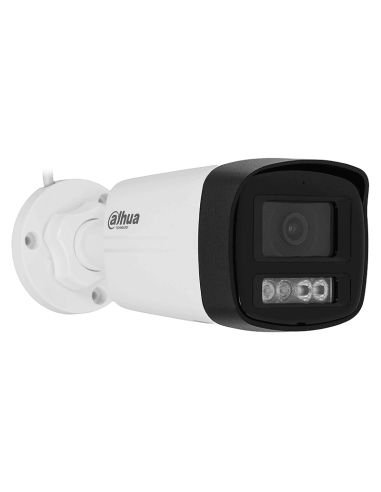 Cámara IP Dahua Bala 4MP Full Color 3D NR HLC BLC IP67, referencia DH-IPC-HFW1439TL1P-A-IL-0280B, vista frontal