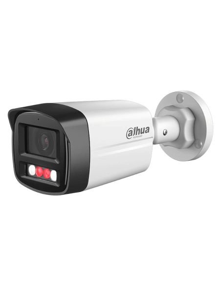 Cámara IP Dahua Bala 4MP Full Color 3D NR HLC BLC IP67, ref DH-IPC-HFW1439TL1P-A-IL-0280B, detalle de conectores y puertos