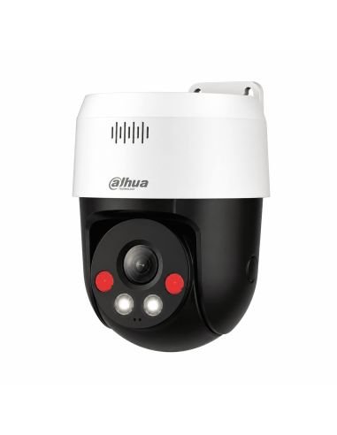Cámara IP Dahua PT 8MP 4K WizColor WDR 120dB PoE IP66, referencia DH-IPC-PT2849C1-S-PV-PRO, detalle de conectores y puertos