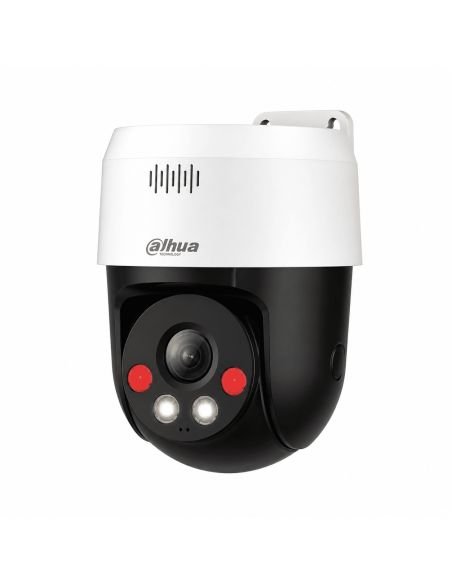 Cámara IP Dahua PT 8MP 4K WizColor WDR 120dB PoE IP66, referencia DH-IPC-PT2849C1-S-PV-PRO, detalle de conectores y puertos