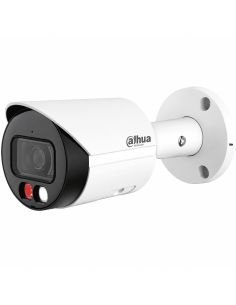 Cámara IP Dahua Bala Metálica 4MP Dual Light 30m IP67, referencia DH-IPC-HFW2449SP-S-IL-0280B, vista en ángulo