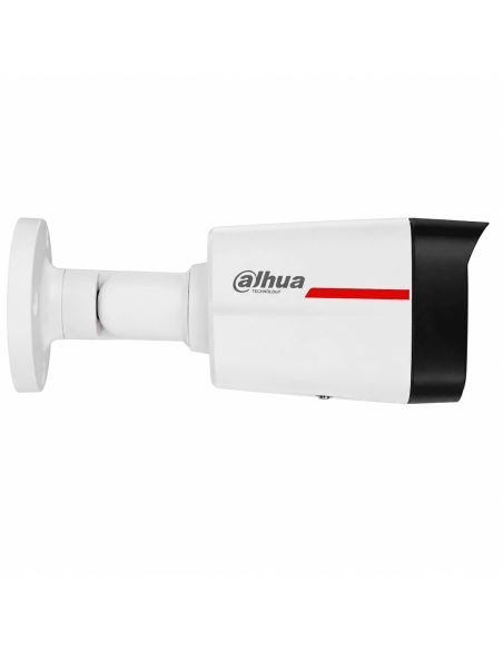 Cámara IP Dahua Bala 4MP WizColor 50m Sensor 1/1.8 SMD+, referencia DH-IPC-HFW2449TLP-S-LED-0280B-PRO, vista en ángulo