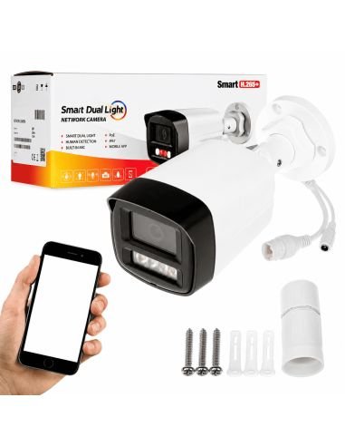 Cámara IP Dahua Bala 4MP WizColor 50m Sensor 1/1.8 SMD+, referencia DH-IPC-HFW2449TLP-S-LED-0280B-PRO, producto en uso