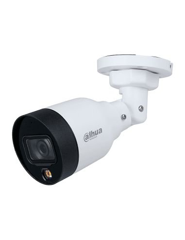 Cámara IP Bala Dahua 2MP Smart Dual Light IR 30M, referencia DH-IPC-HFW1239S1P-IL0360B-S6, vista en ángulo
