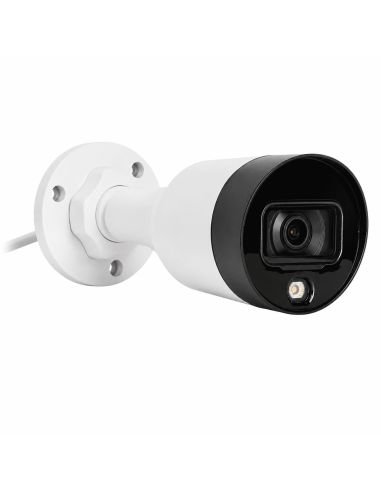Cámara IP Bala Dahua 2MP Smart Dual Light IR 30M, referencia DH-IPC-HFW1239S1P-IL0360B-S6, detalle de conectores y puertos