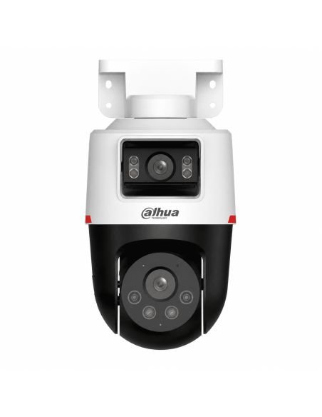 Cámara IP Dahua Dual 4MP PT Disuasion Activa IP66, referencia DH-IPC-PTS2249BP-E2-S-PV-LED-0360B-PRO, vista frontal