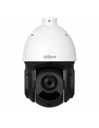 Domo PTZ IP 4MP Starlight Zoom 25X IR 100m Dahua, referencia DH-SD49425DB-HNY, detalle de conectores y puertos