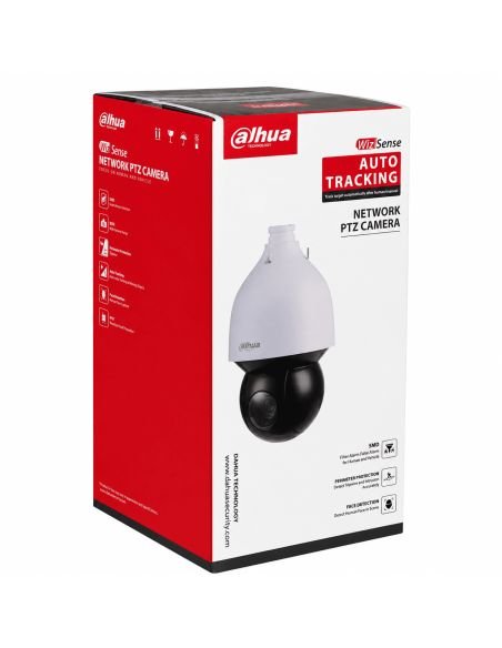 Domo PTZ IP 4MP Zoom 32X IR 150m IK10 Dahua, referencia DH-SD5A432GB-HNR, producto en uso
