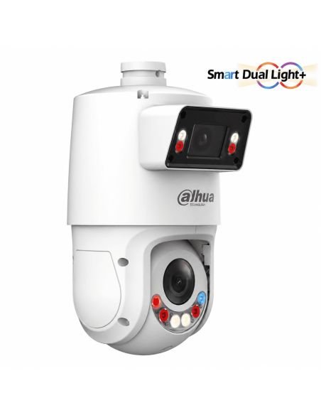 Cámara IP Dual 180 8MP + PTZ 4MP 25X Dahua, referencia DH-SDT4E425-8P-GB-APV1-0280-S2, vista frontal