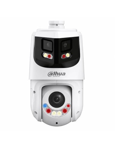 Cámara IP Dual 180 8MP + PTZ 4MP 25X Dahua, referencia DH-SDT4E425-8P-GB-APV1-0280-S2, producto en uso