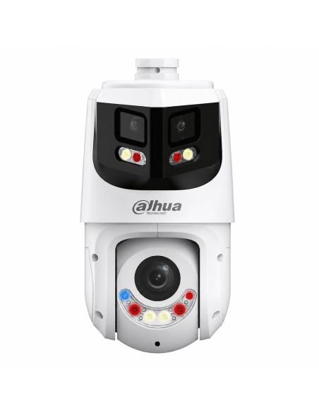 Cámara IP Dual 180 8MP + PTZ 4MP 25X Dahua, referencia DH-SDT4E425-8P-GB-APV1-0280-S2, producto en uso
