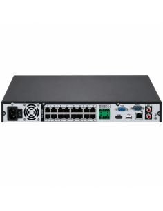 NVR IP 16 Canales CON PoE 130W 4K 2 SATA Dahua, referencia DHI-NVR4216-16P-4KS3, vista frontal 2