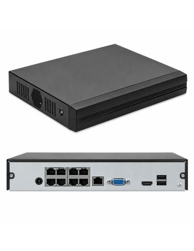 NVR IP 8 Canales CON PoE 72W H.265+ Dahua, referencia DHI-NVR1108HS-8P-S3H-V2, producto en uso