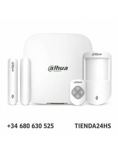 Kit Alarma Dahua 4G WiFi Ethernet App Monitoreo, referencia DHI-ART-ARC3000H-03-FW2-C, vista frontal