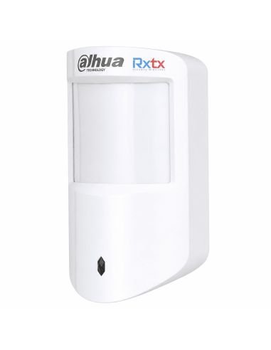 Sensor PIR Antimascota Dahua Microondas Inalámbrico, referencia DHI-ARD2231-W2, vista en ángulo