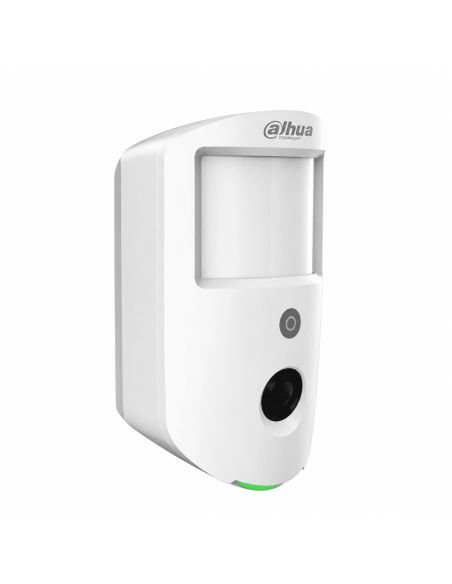 Detector PIR Dahua con Cámara 2MP Inalámbrico 12m, referencia DHI-ARD1731-W2, vista en ángulo