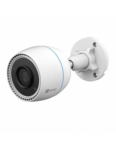 Cámara EZVIZ H3C 2MP Exterior, referencia CS-H3c-R100-1K2WFL(4mm), vista en ángulo