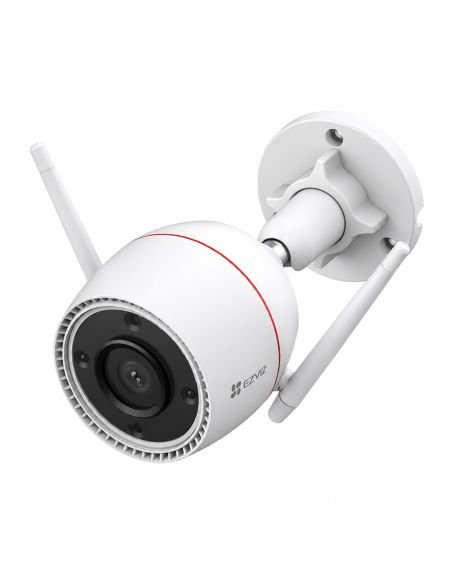 Cámara EZVIZ H3C 4MP Exterior, referencia CS-H3c-R100-1J4WKFL(2.8mm), detalle de conectores y puertos