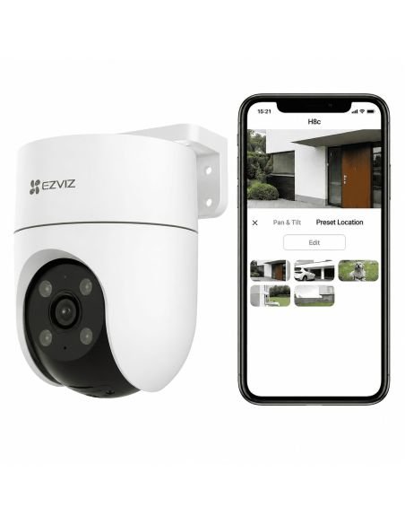 Cámara EZVIZ H8C 4MP Exterior, referencia CS-H8c-R100-1J4WKFL, vista frontal