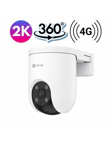 Cámara EZVIZ H8C 3MP Exterior 4G SIM, referencia CS-H8c-R200-1K3KFL4GA(4mm), vista frontal