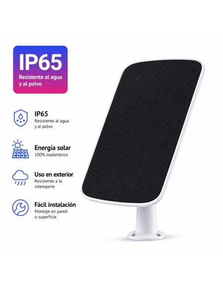 Panel Solar EZVIZ CMT, referencia CS-CMT-Solar-Panel-C, producto en uso
