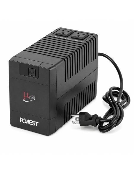 UPS Interactiva Powest 500VA para DVR y PC, referencia NUIMN-7268, vista frontal