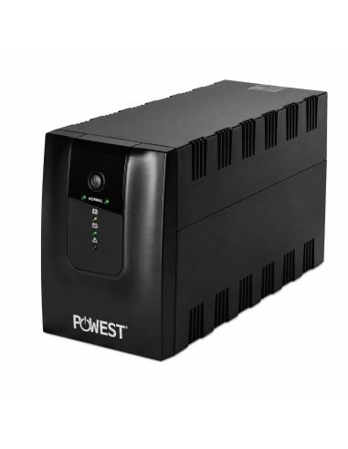 UPS Interactiva Powest 1250VA 600W 4 Tomas AVR, referencia NUIMN-7282, vista frontal