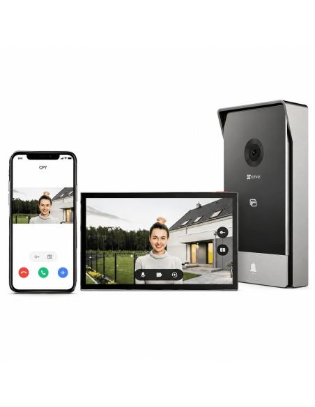 Videoportero EZVIZ HP7 3MP Tactil, referencia CS-HP7-R101-1W2TFC, vista en ángulo
