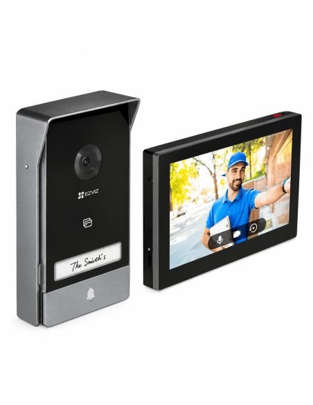 Videoportero EZVIZ HP7 3MP Tactil, referencia CS-HP7-R101-1W2TFC, producto en uso