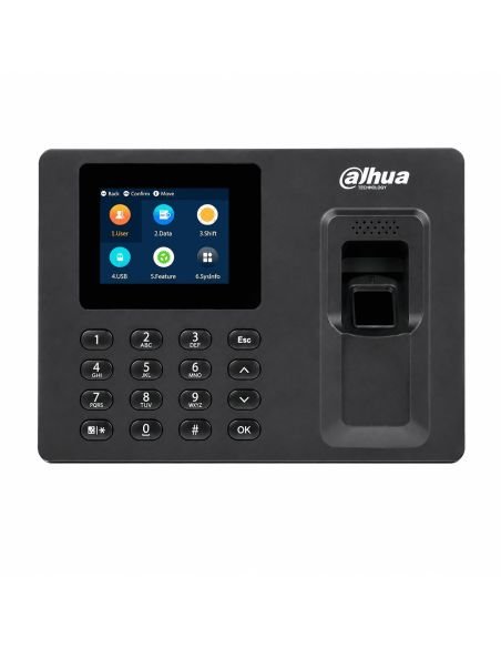Terminal Biometrico Dahua Huella 1000 Usuarios, referencia DHI-ASA1222E-S, vista frontal