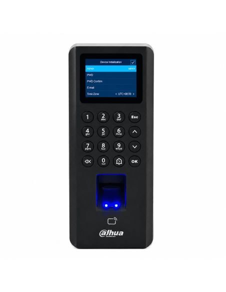 Control Acceso Dahua Huella Tarjeta 5000 Usuarios, referencia DHI-ASI2212J-D, vista frontal
