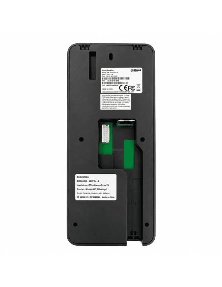 Control Acceso Dahua Huella Tarjeta 5000 Usuarios, referencia DHI-ASI2212J-D, detalle de conectores y puertos