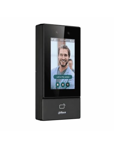 Terminal Facial Dahua Exterior 6K Rostros 6K Huellas, referencia DHI-ASI6214S, vista frontal
