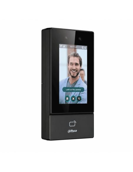 Terminal Facial Dahua Exterior 6K Rostros 6K Huellas, referencia DHI-ASI6214S, vista frontal