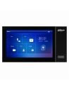 Monitor Videoportero Dahua Tactil 7 Negro PoE SIP, referencia DHI-VTH2421FB-P, vista en ángulo
