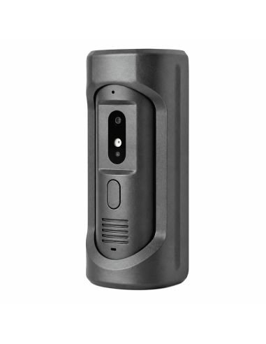 Videoportero IP Dahua 2MP Metalico IK10 H.265 PoE, referencia DHI-VTO2101E-P-S2, detalle de conectores y puertos