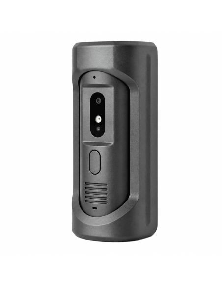 Videoportero IP Dahua 2MP Metalico IK10 H.265 PoE, referencia DHI-VTO2101E-P-S2, detalle de conectores y puertos