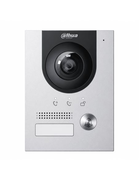 Videoportero IP Dahua 2MP 1080P App MicroSD IK07, referencia DHI-VTO2201F-P-S2, vista frontal