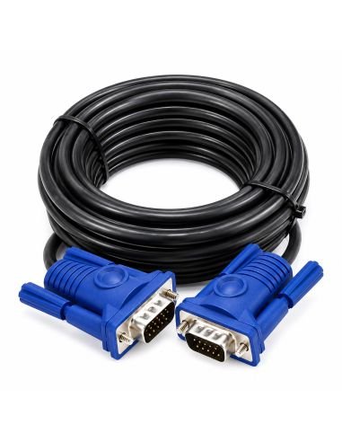 Cable VGA 10 m Macho-Macho, referencia 300214, vista en ángulo