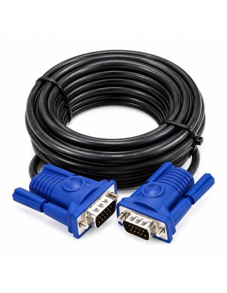 Cable VGA 10 m Macho-Macho, referencia 300214, vista en ángulo