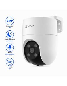 Cámara EZVIZ H8C 5MP, referencia CS-H8c-R200-1J5WKFL(4mm), vista frontal 2