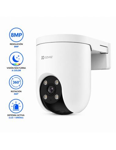 Cámara EZVIZ H8C 8MP, referencia CS-H8c-R200-8H8WKFL(4mm), vista en ángulo