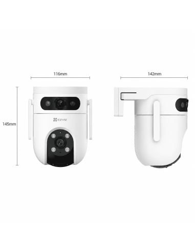 Cámara EZVIZ H9C 5MP Doble Lente, referencia CS-H9c-R100-8G55WKFL, contenido del empaque