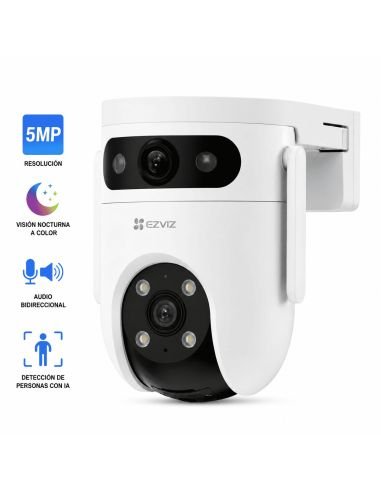 Cámara EZVIZ H9C 5MP Doble Lente, referencia CS-H9c-R100-8G55WKFL, vista en ángulo