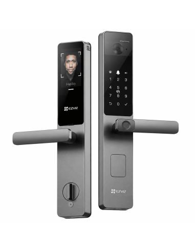 Cerradura Inteligente EZVIZ DL20FVS, referencia CS-DL20FVS-R201-WBP-GR, vista frontal