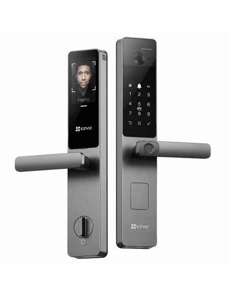 Cerradura Inteligente EZVIZ DL20FVS, referencia CS-DL20FVS-R201-WBP-GR, vista frontal