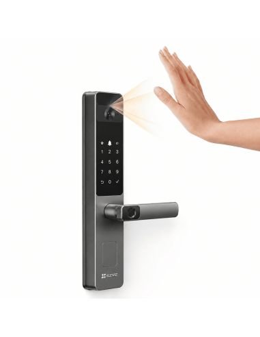 Cerradura Inteligente EZVIZ DL20FVS, referencia CS-DL20FVS-R201-WBP-GR, vista en ángulo