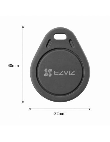 Tags Proximidad EZVIZ DL, referencia CS-DL-IC-CPU-R200-GR, vista en ángulo