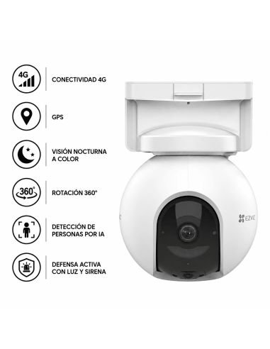 Cámara EZVIZ EB8 4G GPS, referencia CS-EB8-R100-1K3FL4GA-LA, vista en ángulo